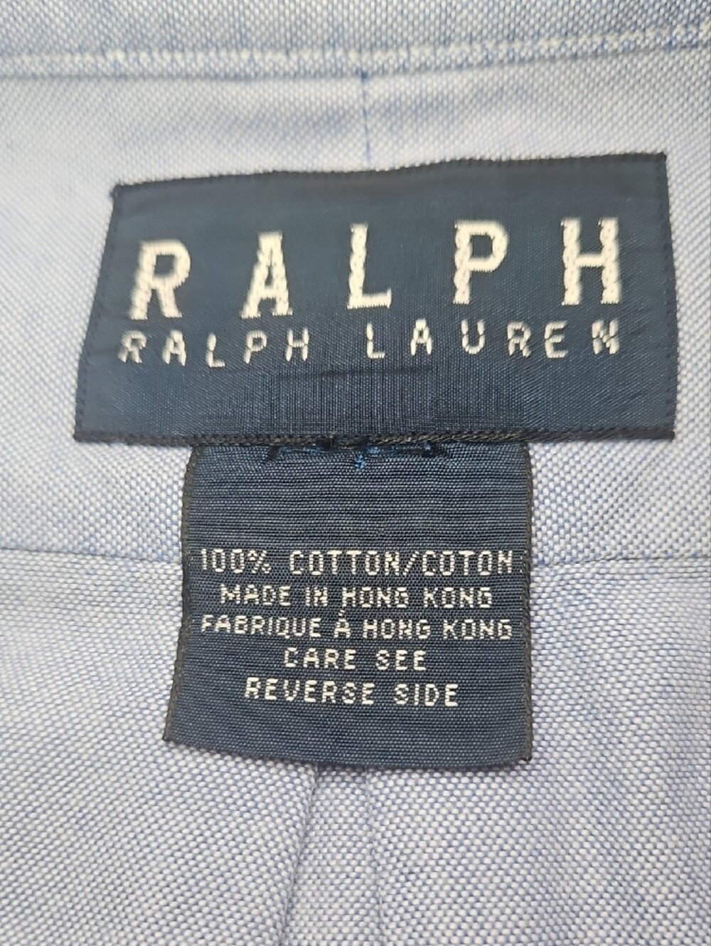 Double R Ralph by Ralph Lauren Light Blue Button-Down Oxford Shirt - Picture 2 of 9